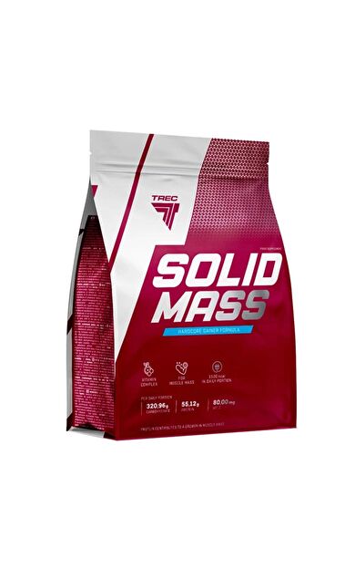 Trec Nutrition Trec Solid Mass Karbonhidrat Tozu 3000gr - Çilek Aromalı